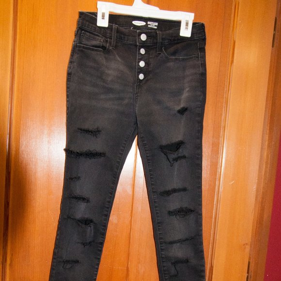 Old Navy high rise skinny jeggings like new!  Sz 14 - Picture 1 of 12